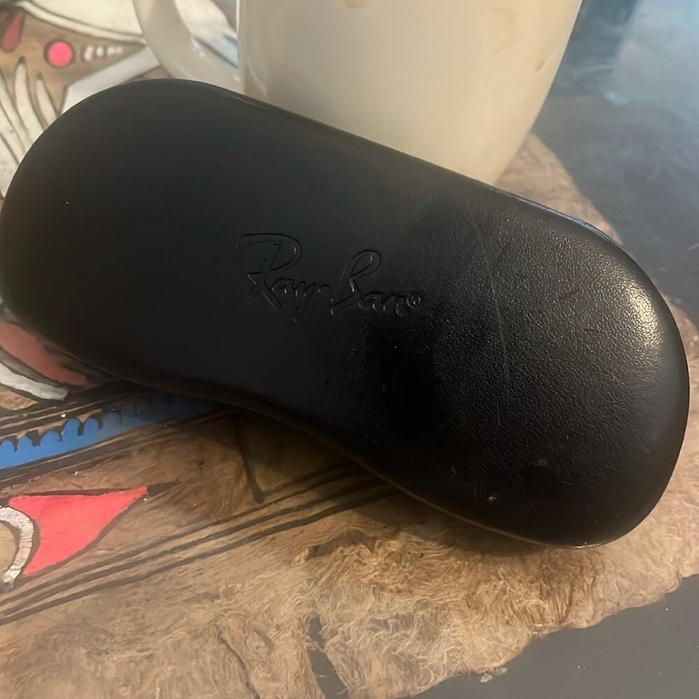 Ray Bans Eyeglasses Case Black Great Condition